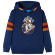 VidaXL Kinderpullover mit Kapuze 92 Marineblau