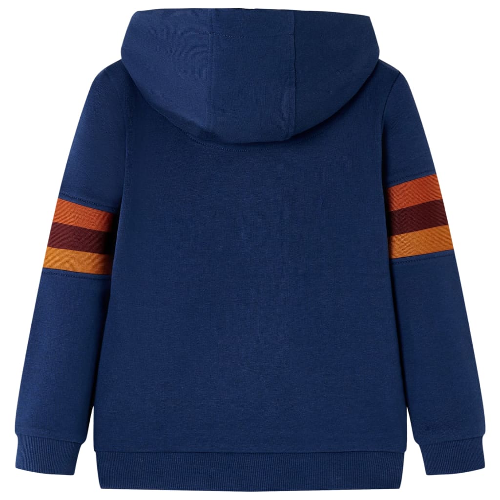 VidaXL Kinderpullover mit Kapuze 104 Marineblau