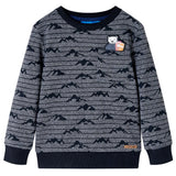 VidaXL Kinderpullover 116 Marineblau gemischt