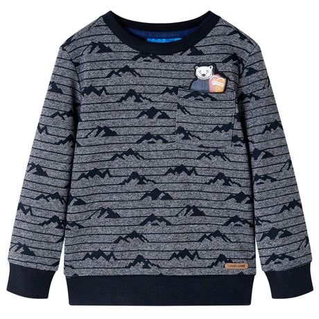VidaXL Kinderpullover 116 Marineblau gemischt