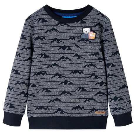 VidaXL Kinderpullover 140 Marineblau gemischt