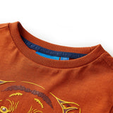 VidaXL Kindershirt mit langen Ärmeln 116 hellrostfarben