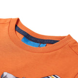 VidaXL Kindershirt mit langen Ärmeln 104 Dunkelorange