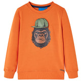 VidaXL Kinderpullover 92 Dunkelorange