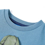 VidaXL Kindertrui 92 mittelblauw