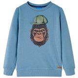 VidaXL Kindertrui 116 mittelblauw
