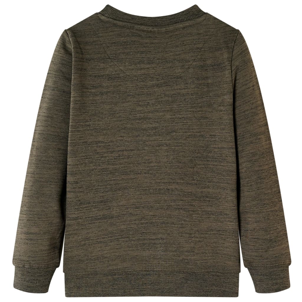VidaXL Kinderpullover 128 gemischtes dunkles Khaki