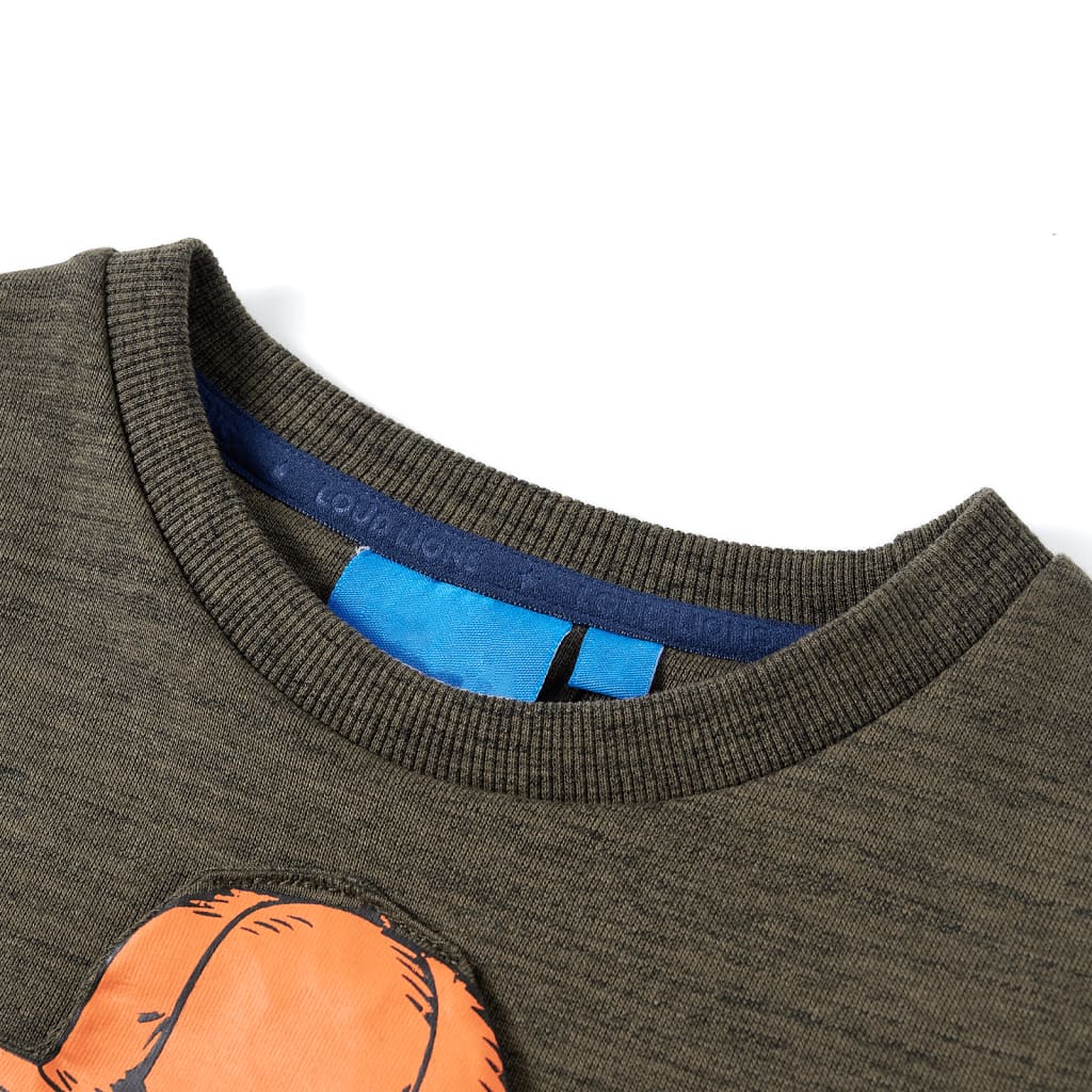 VidaXL Kinderpullover 140 gemischtes dunkles Khaki