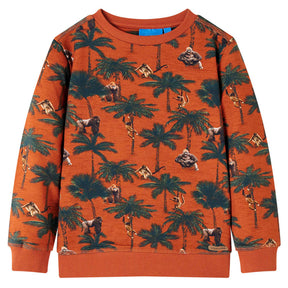 Vidaxl Kinderpullover 140 hellrostfarben