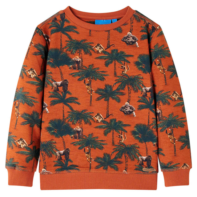 Vidaxl Kinderpullover 140 hellrostfarben