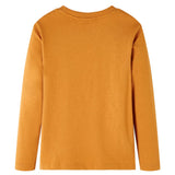 VidaXL Kindershirt mit langen Ärmeln 104 dunkles Ocker