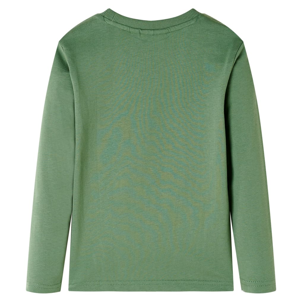 VidaXL Kindershirt mit langen Ärmeln 104 helles Khaki