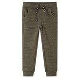 VidaXL Kinder-Jogginghose 92, gemischtes dunkles Khaki