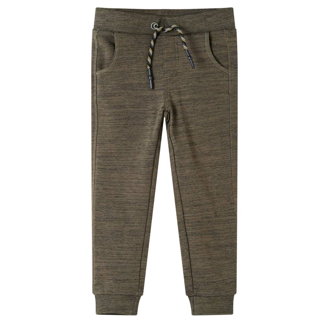 VidaXL Kinder-Jogginghose 128 gemischtes dunkles Khaki