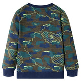 VidaXL Kinderhemd 104 gemischtes dunkles Khaki
