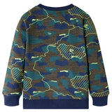 VidaXL Kinderhemd 128 gemischtes dunkles Khaki