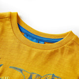 VidaXL Kindershirt mit langen Ärmeln 104 Ocker