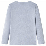 VidaXL Kindershirt mit langen Ärmeln 104 grau gemischt