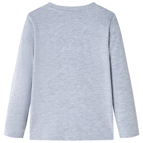 VidaXL Kindershirt mit langen Ärmeln 128 grau gemischt