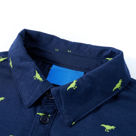 VidaXL Kinderhemd 92 Marineblau