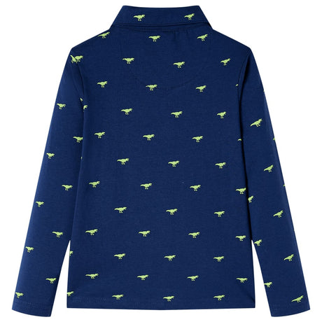 VidaXL Kinderhemd 104 Marineblau
