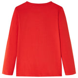 VidaXL Kindershirt mit langen Ärmeln 104 rot