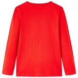VidaXL Kindershirt mit langen Ärmeln 92 rot