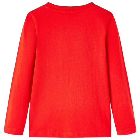 VidaXL Kindershirt mit langen Ärmeln 116 rot