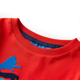 VidaXL Kindershirt mit langen Ärmeln 116 rot