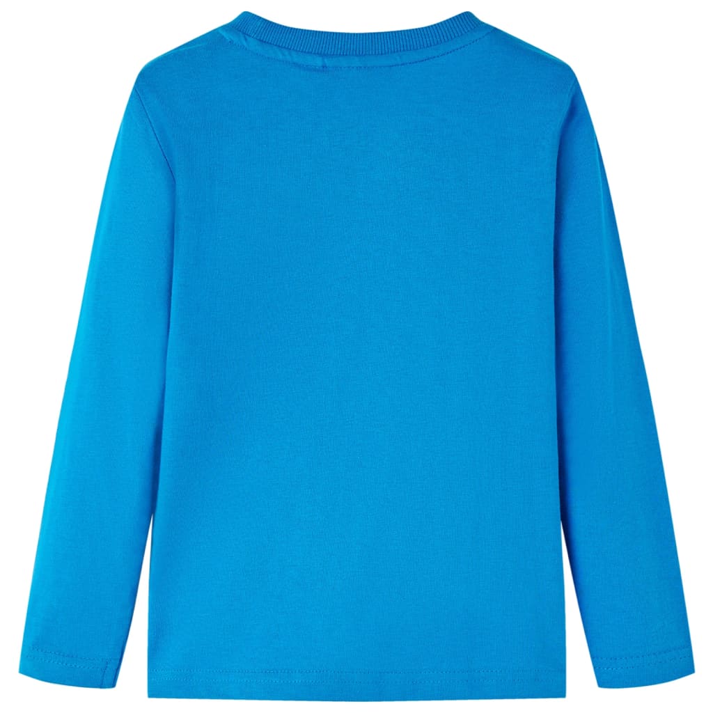 VidaXL Kindershirt mit langen Ärmeln 116 Kobaltblau