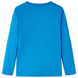 VidaXL Kindershirt mit langen Ärmeln 116 Kobaltblau