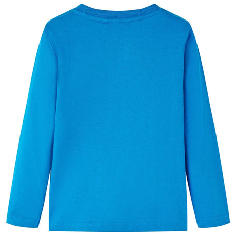 VidaXL Kindershirt mit langen Ärmeln 116 Kobaltblau