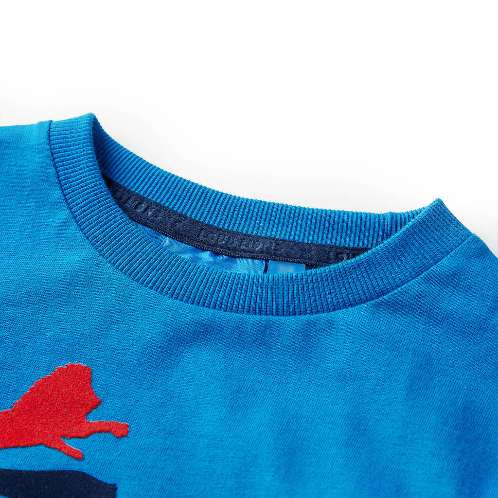 VidaXL Kindershirt mit langen Ärmeln 116 Kobaltblau