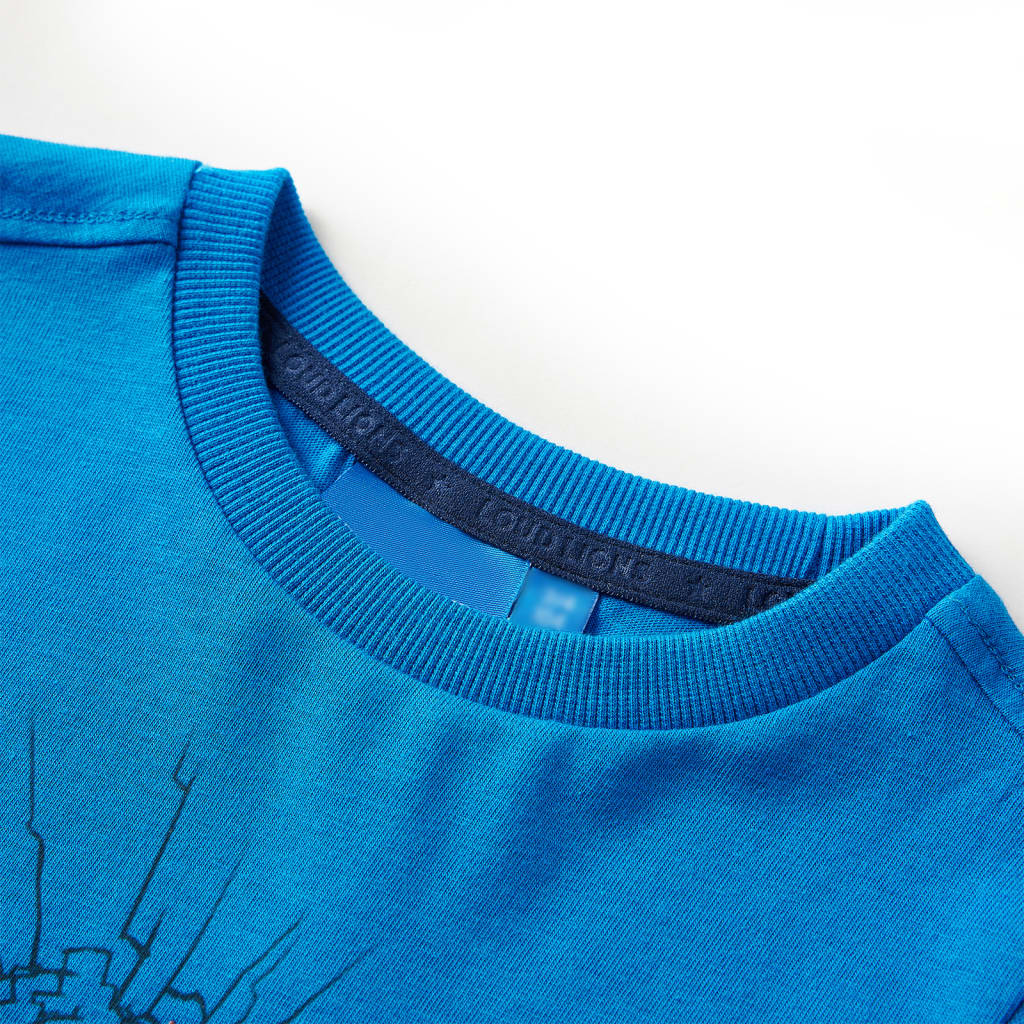 VidaXL Kindershirt mit langen Ärmeln 92 Kobaltblau