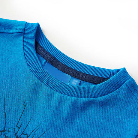 VidaXL Kindershirt mit langen Ärmeln 92 Kobaltblau