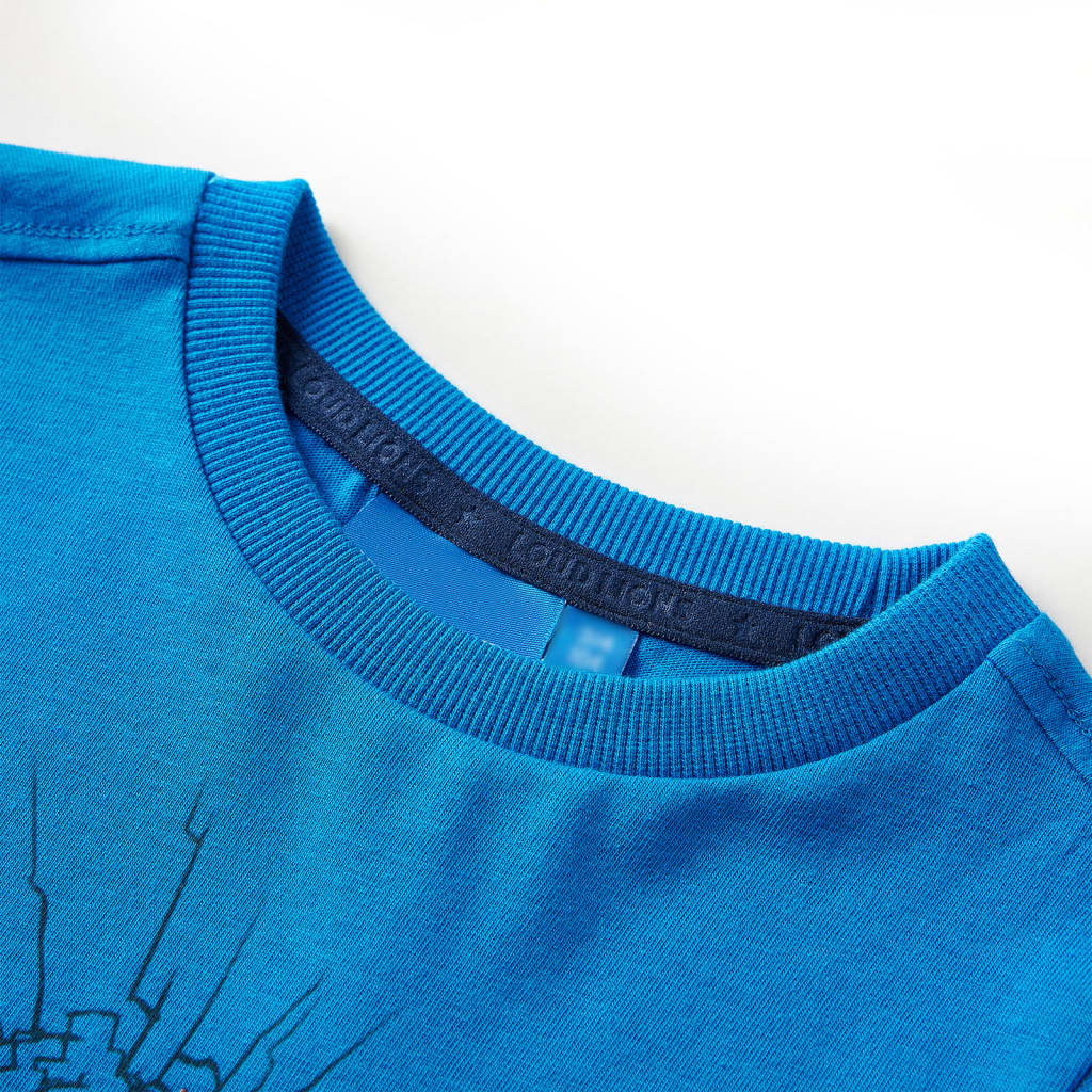 VidaXL Kindershirt mit langen Ärmeln 116 Kobaltblau