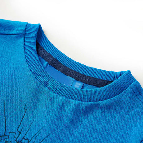 VidaXL Kindershirt mit langen Ärmeln 116 Kobaltblau