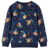 VidaXL Kinderpullover 104 Marineblau
