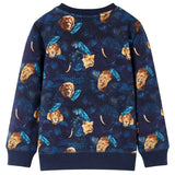 VidaXL Kinderpullover 128 Marineblau
