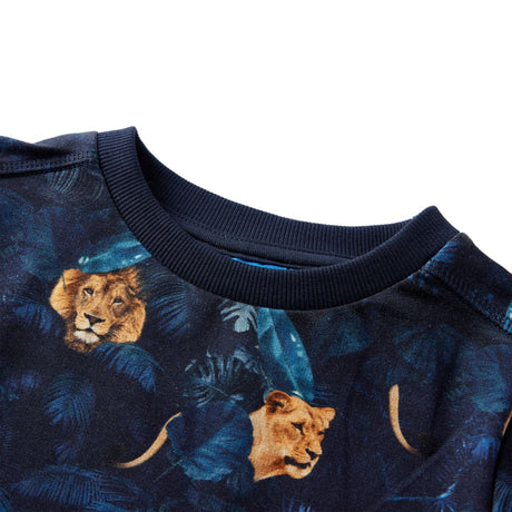 VidaXL Kinderpullover 128 Marineblau