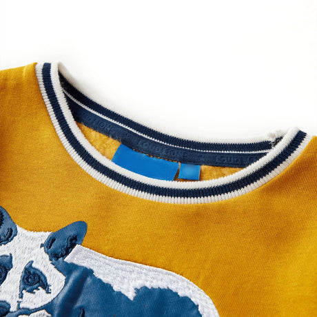 VidaXL Kinderpullover 128 Ocker