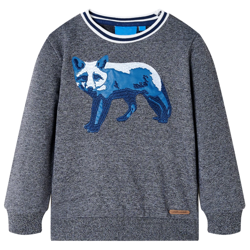 VidaXL Kinderpullover 140 Marineblau gemischt