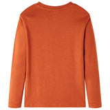 VidaXL Kindershirt mit langen Ärmeln 104 hellrostfarben