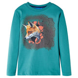VidaXL Kindershirt mit langen Ärmeln 116 dunkelblau