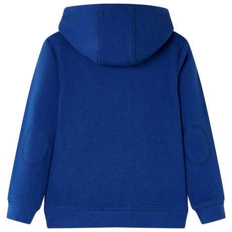 VidaXL Kinderpullover mit Kapuze 104 dunkelblau