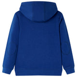 VidaXL Kinderpullover mit Kapuze 128 dunkelblau