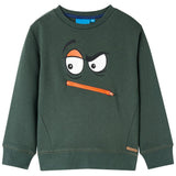 VidaXL Kinderpullover 116 Dunkelgrün