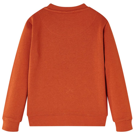 Vidaxxl Kinderpullover 128 hellrostfarben