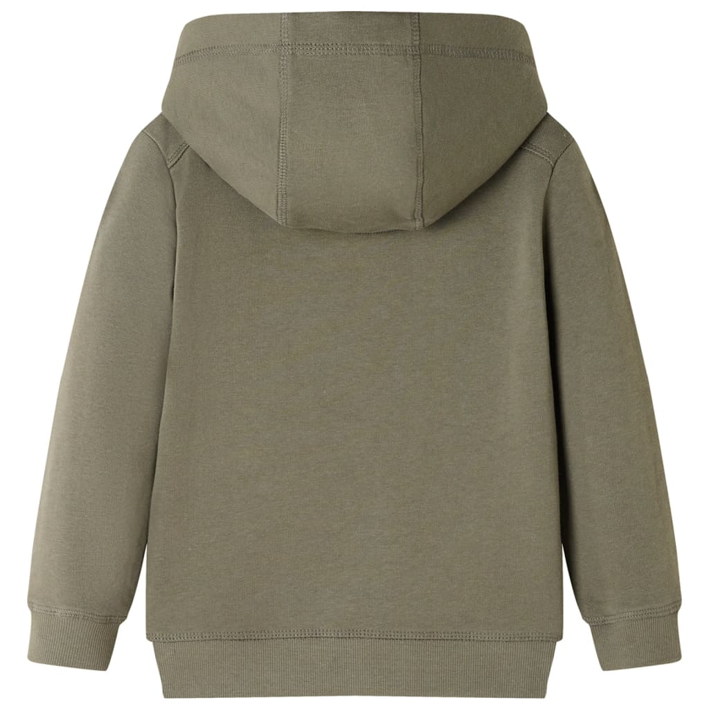 Vidaxl Kinderpullover mit Kapuze 128 Khaki