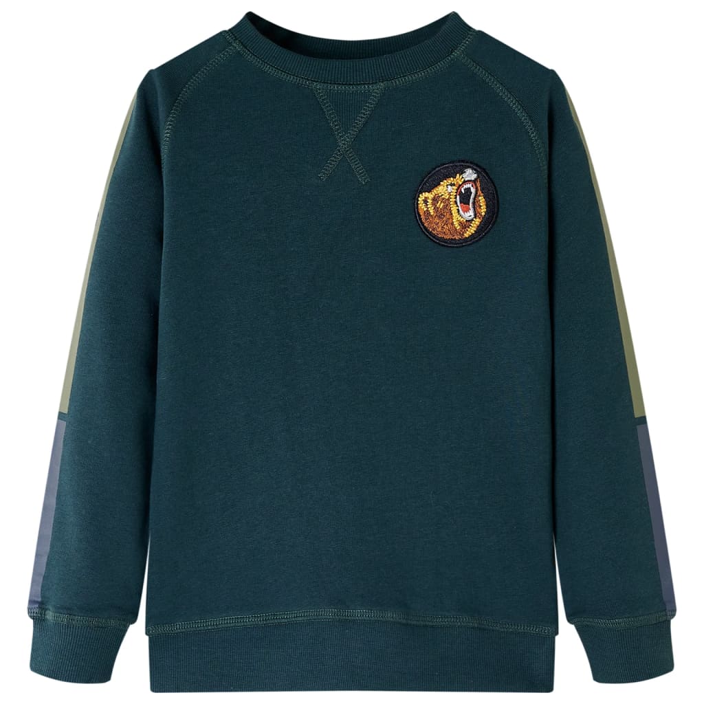 VidaXL Kinderpullover 116 moosgrün